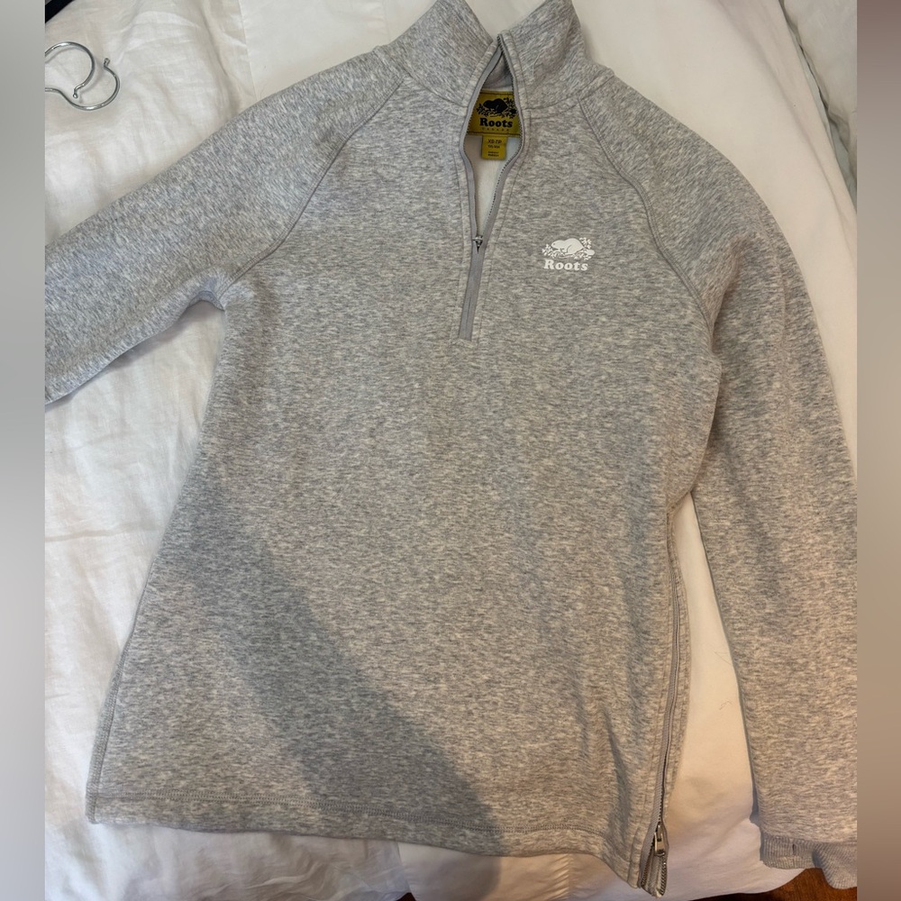 Roots Gray Quarter Zip